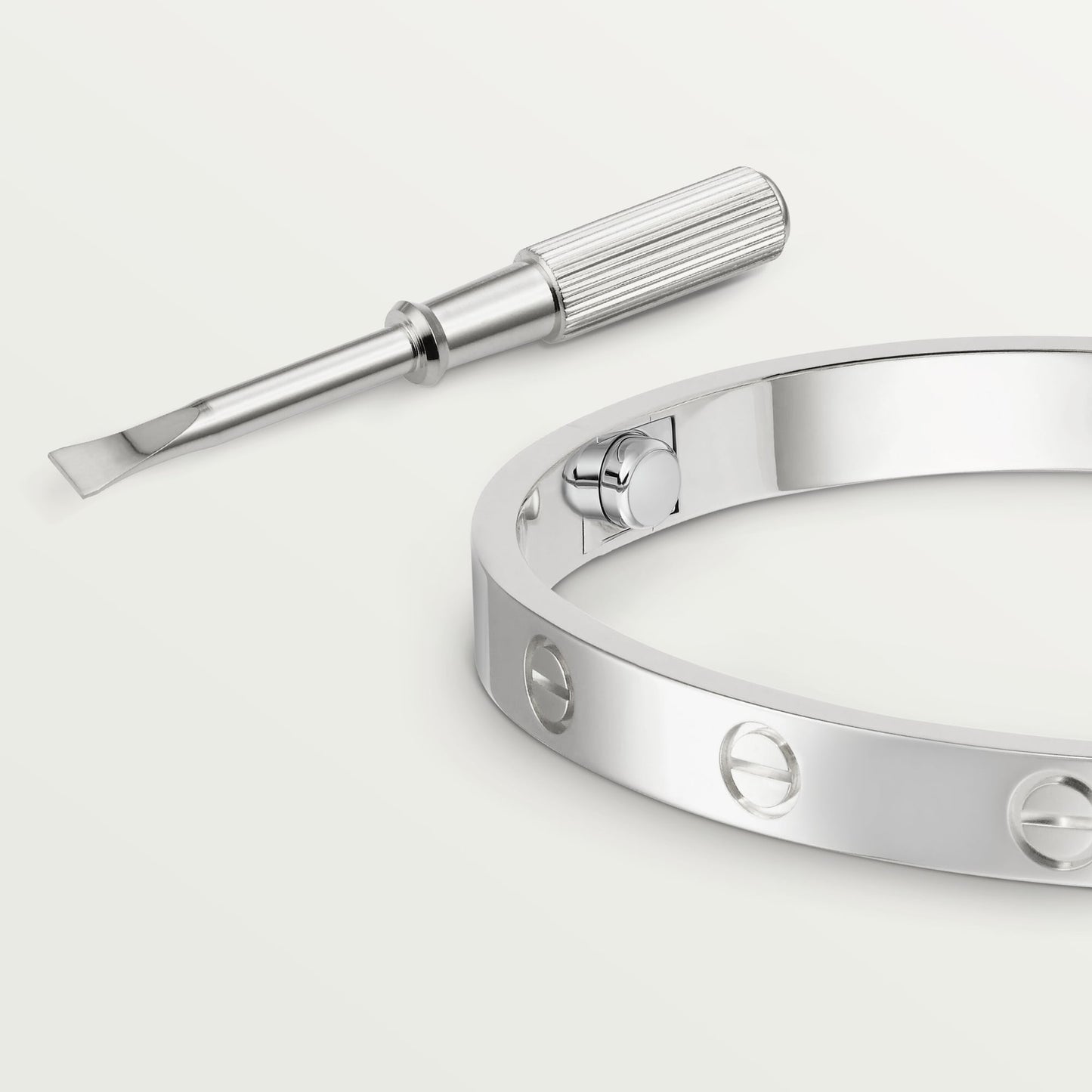 LOVE BRACELET WHITE GOLD